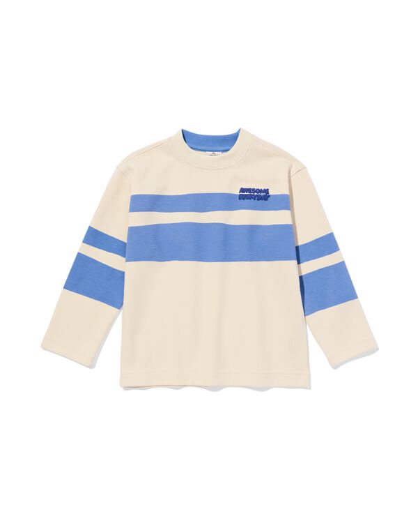 Kindershirt mit Aufdruck ecru ecru - 30711103ECRU - HEMA