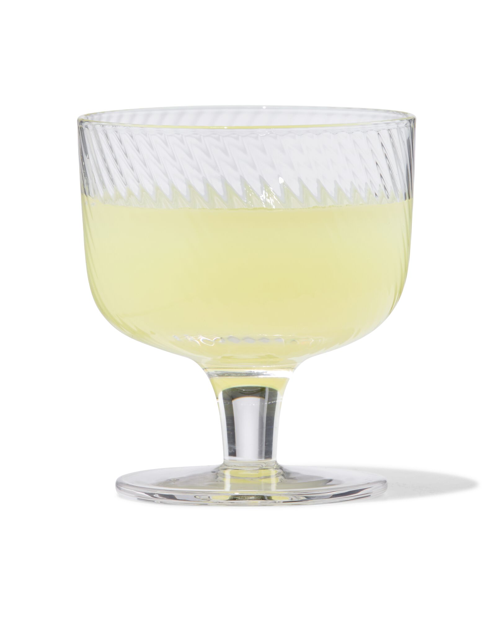 aperitiefglas Bergen glas twist reli&euml;f - 9401157 - HEMA