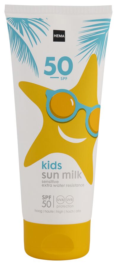 lait solaire enfants SPF50 - 200ml - 11610247 - HEMA