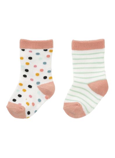 2er-Pack Kinder-Socken rosa rosa - 1000012565 - HEMA