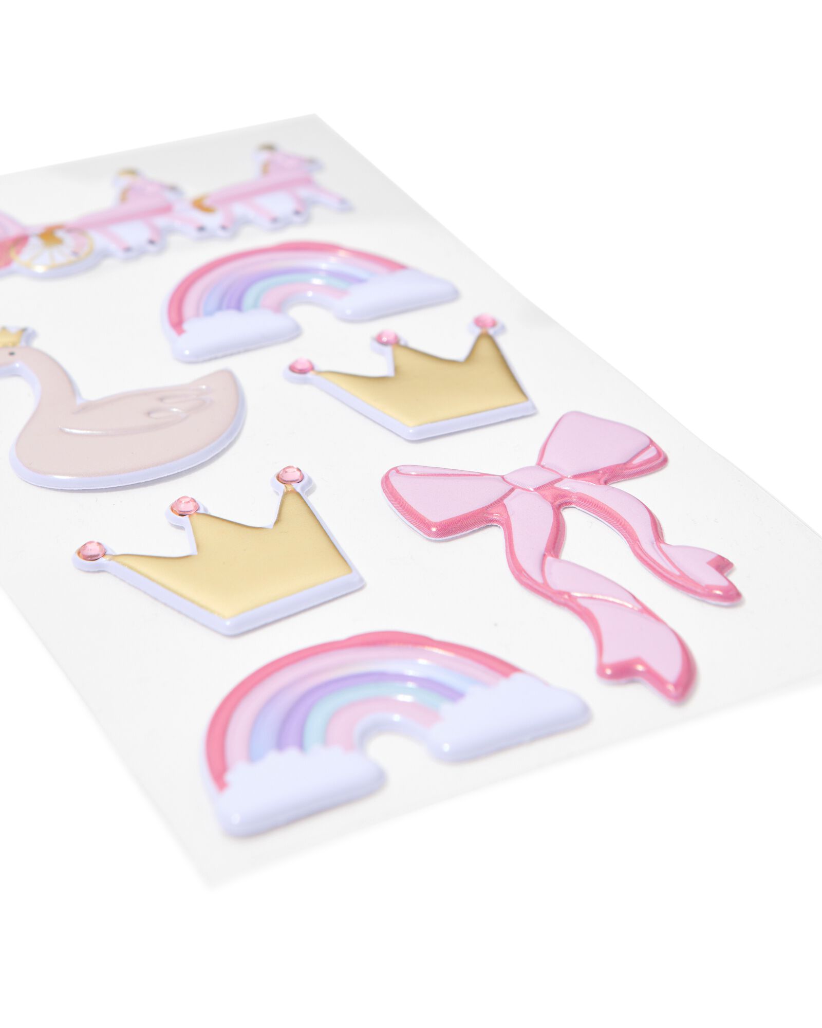 Gew&ouml;lbte Aufkleber, Prinzessin &ndash; 7 St&uuml;ck - 14700671 - HEMA