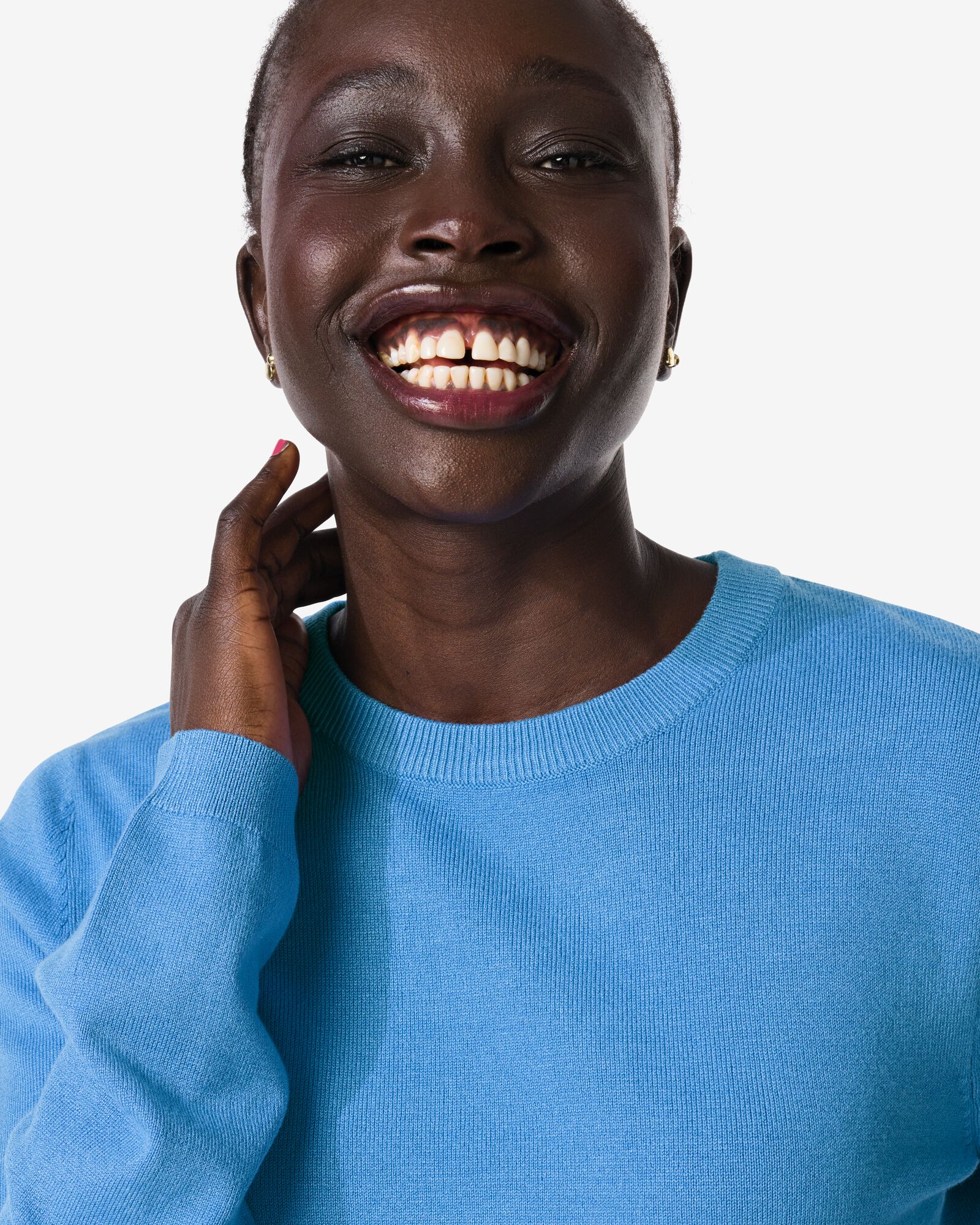 Damenpullover Lila, Feinstrick blau blau - 36207160BLUE - HEMA