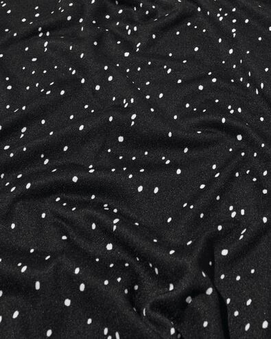 dames nachthemd micro zwart S - 23400334 - HEMA