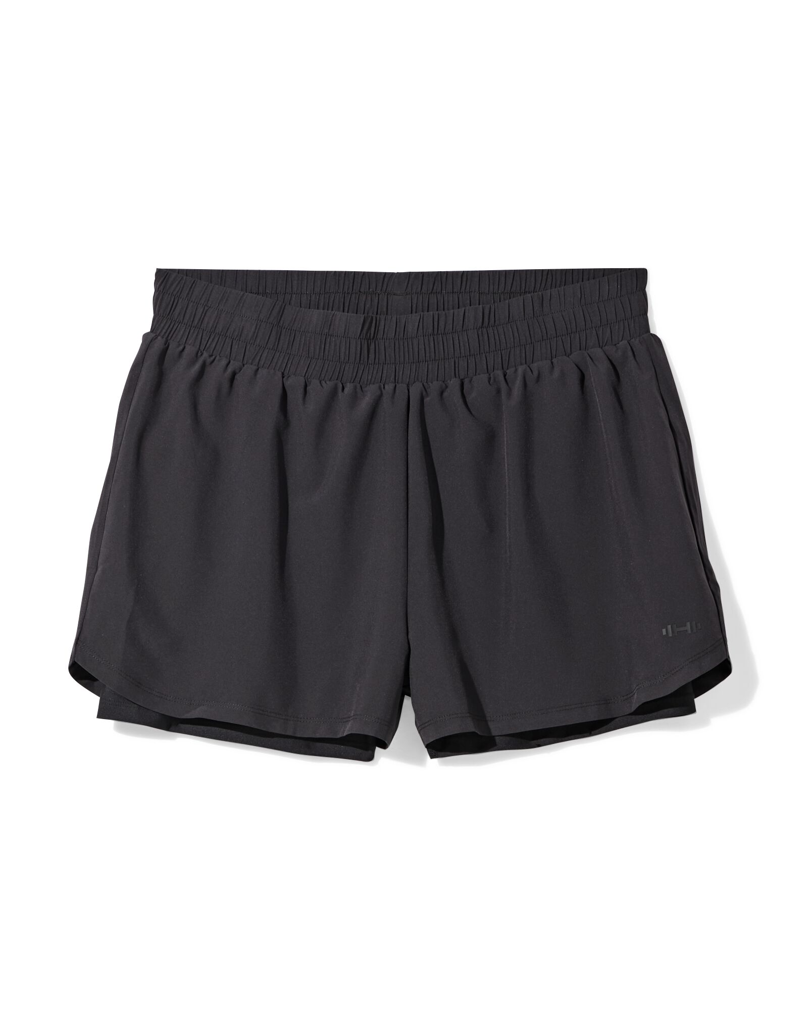 dames sportshort zwart zwart - 1000030599 - HEMA