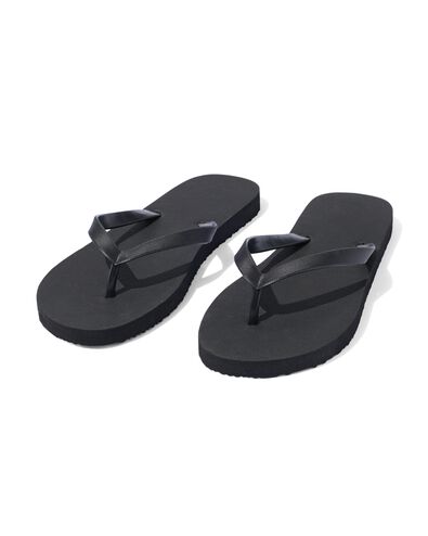 Damen-Flip-Flops schwarz schwarz - 34880040BLACK - HEMA