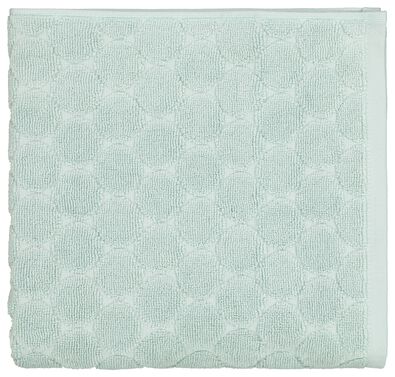 handdoek - 50 x 100 cm - zware kwaliteit - poedergroen gestipt lichtgroen handdoek 50 x 100 - 5210085 - HEMA