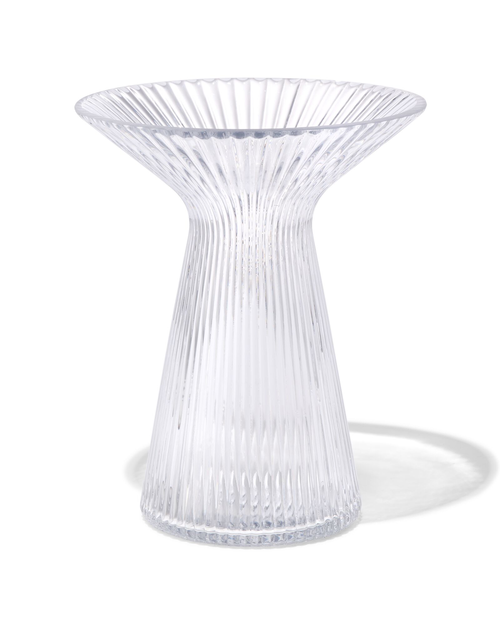 Kragenvase, Glas, &Oslash; 4 x 22 cm - 13323136 - HEMA