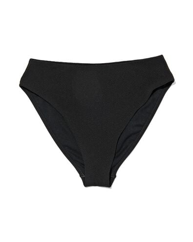 Damen-Bikinislip, hohe Taille schwarz S - 22351352 - HEMA