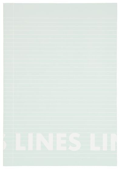 schriften mint A4 gelinieerd - 3 stuks - 14101612 - HEMA