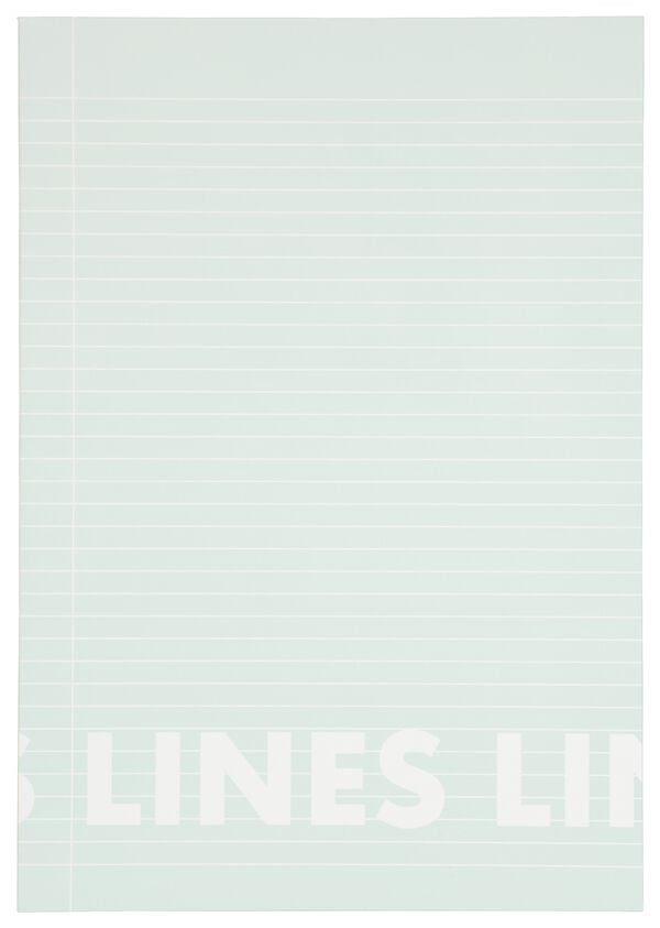 schriften mint A4 gelinieerd - 3 stuks - 14101612 - HEMA
