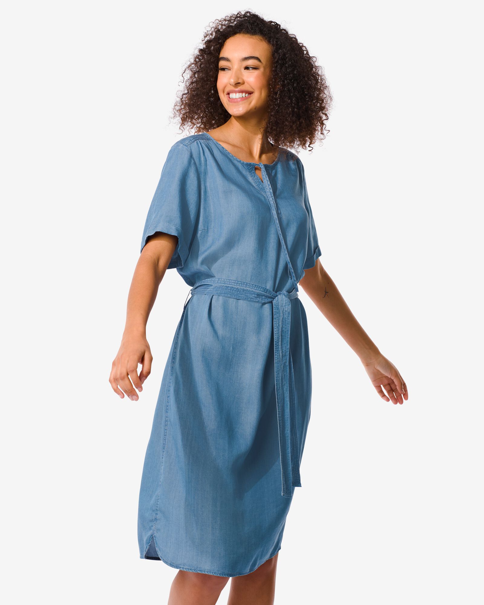 robe femme Rana bleu clair L - 36216118 - HEMA