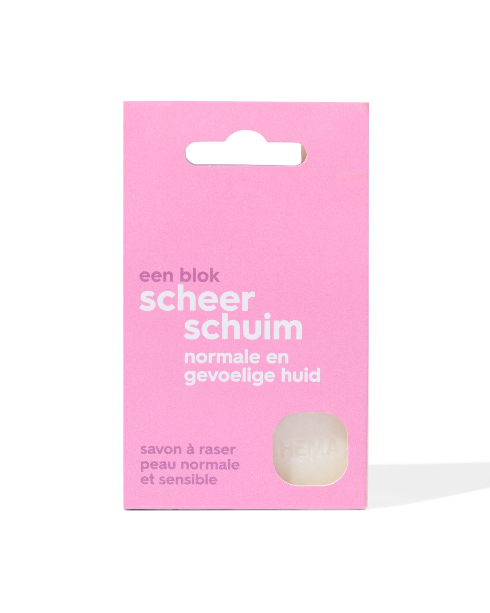 mousse solide à raser peau sensible 65g - 11300064 - HEMA