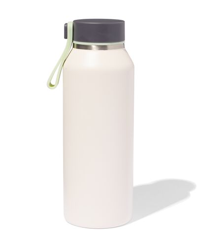 Thermosflasche, 350 ml, Edelstahl, beige - 80650244 - HEMA