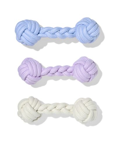 hondenspeeltje 17cm touw met knopen  - 61100340 - HEMA