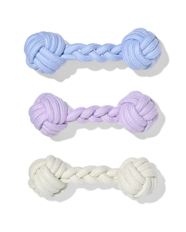 jouet chien 17 cm corde avec boutons  - 61100340 - HEMA