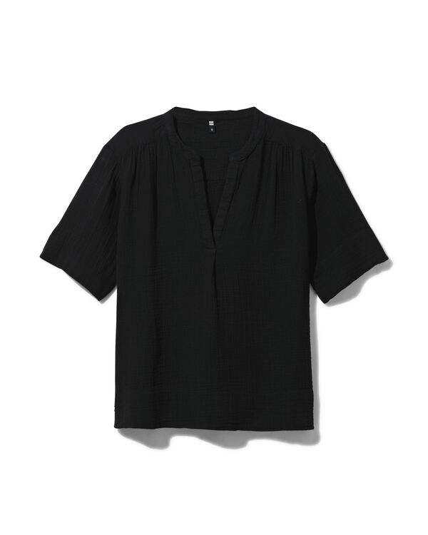Damen-T-Shirt Lynn schwarz schwarz - 1000031154 - HEMA