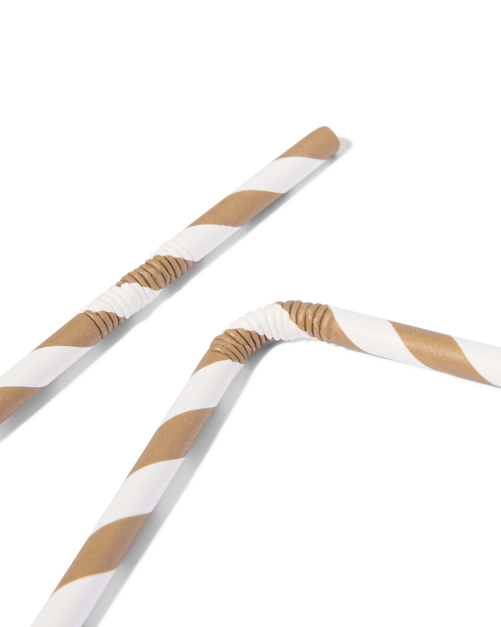 pailles en papier or - lot de 20 - 14250258 - HEMA