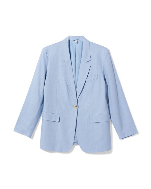damesblazer Isla lichtblauw lichtblauw - 36208630LIGHTBLUE - HEMA