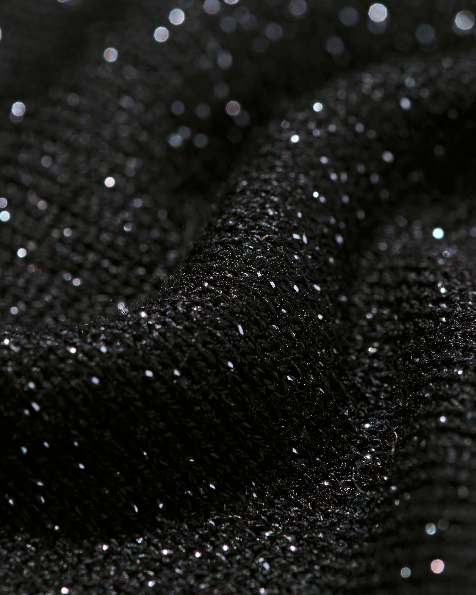 dames trui Lily met glitters zwart zwart - 1000029461 - HEMA