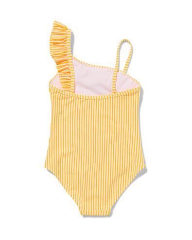 maillot de bain enfant asymétrique jaune 110/116 - 22263033 - HEMA