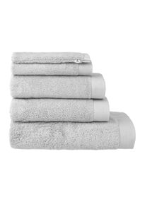 serviettes de bain - hôtel extra doux gris clair gris clair - 1000015157 - HEMA