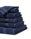 serviettes de bain - qualité supérieure bleu nuit serviette 60 x 110 - 5250391 - HEMA