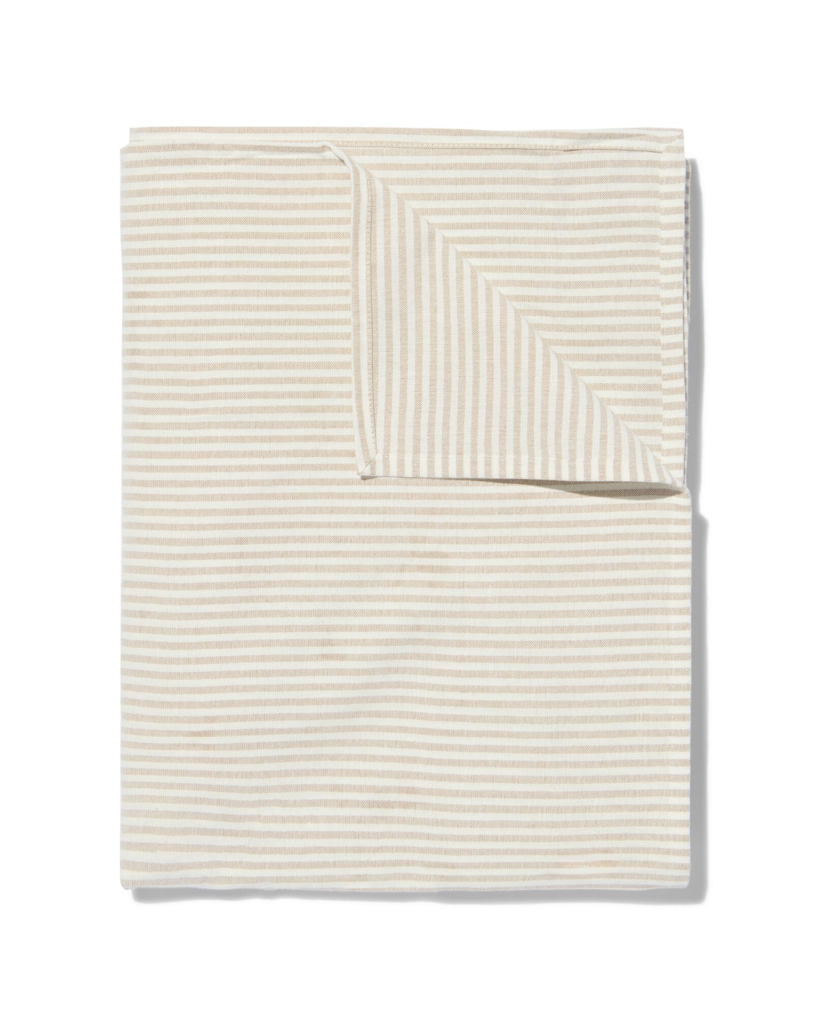 nappe coton 140x240 beige ligne - 5330281 - HEMA