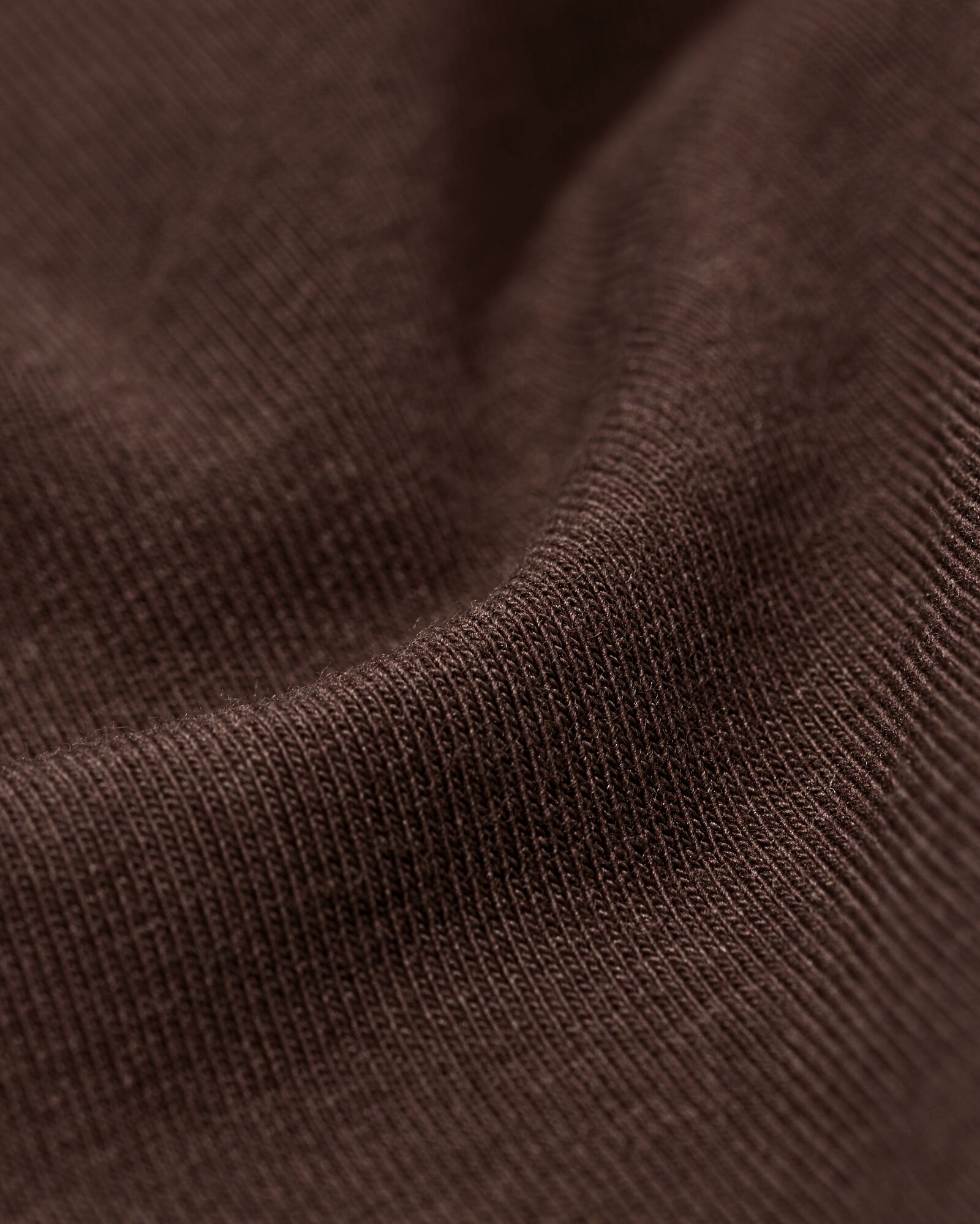 dames T-shirt slim fit o-hals  bruin bruin - 36310320BROWN - HEMA