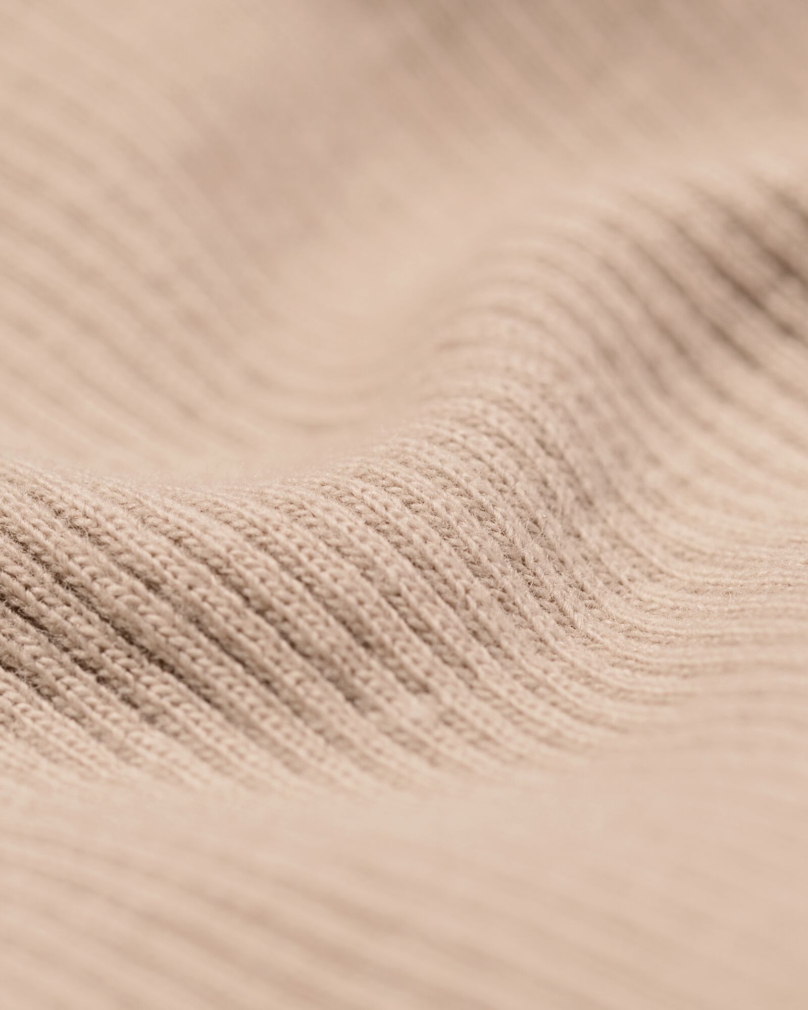 Damenshirt Clara, Ripp taupe - 36261345TAUPE - HEMA