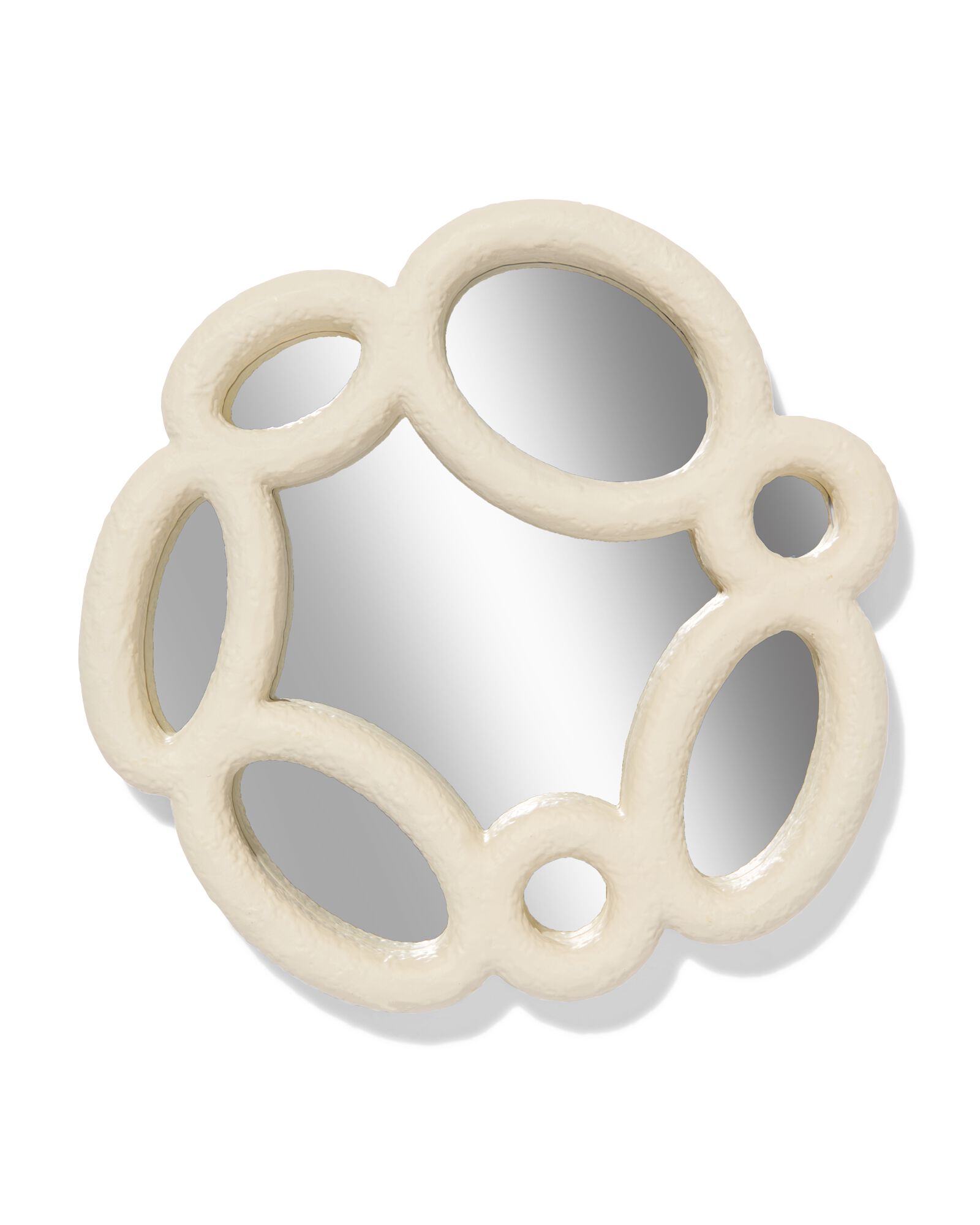 miroir ⌀30cm cercles en papier m&acirc;ch&eacute; - 13326060 - HEMA