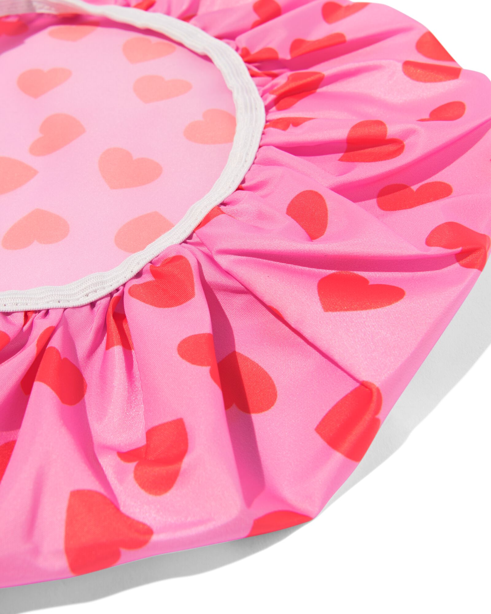 bonnet de douche rose avec c&oelig;urs - 11880067 - HEMA