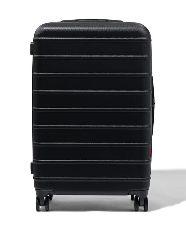 Koffer, ABS, 43 x 25 x 66 cm, schwarz - 18630025 - HEMA