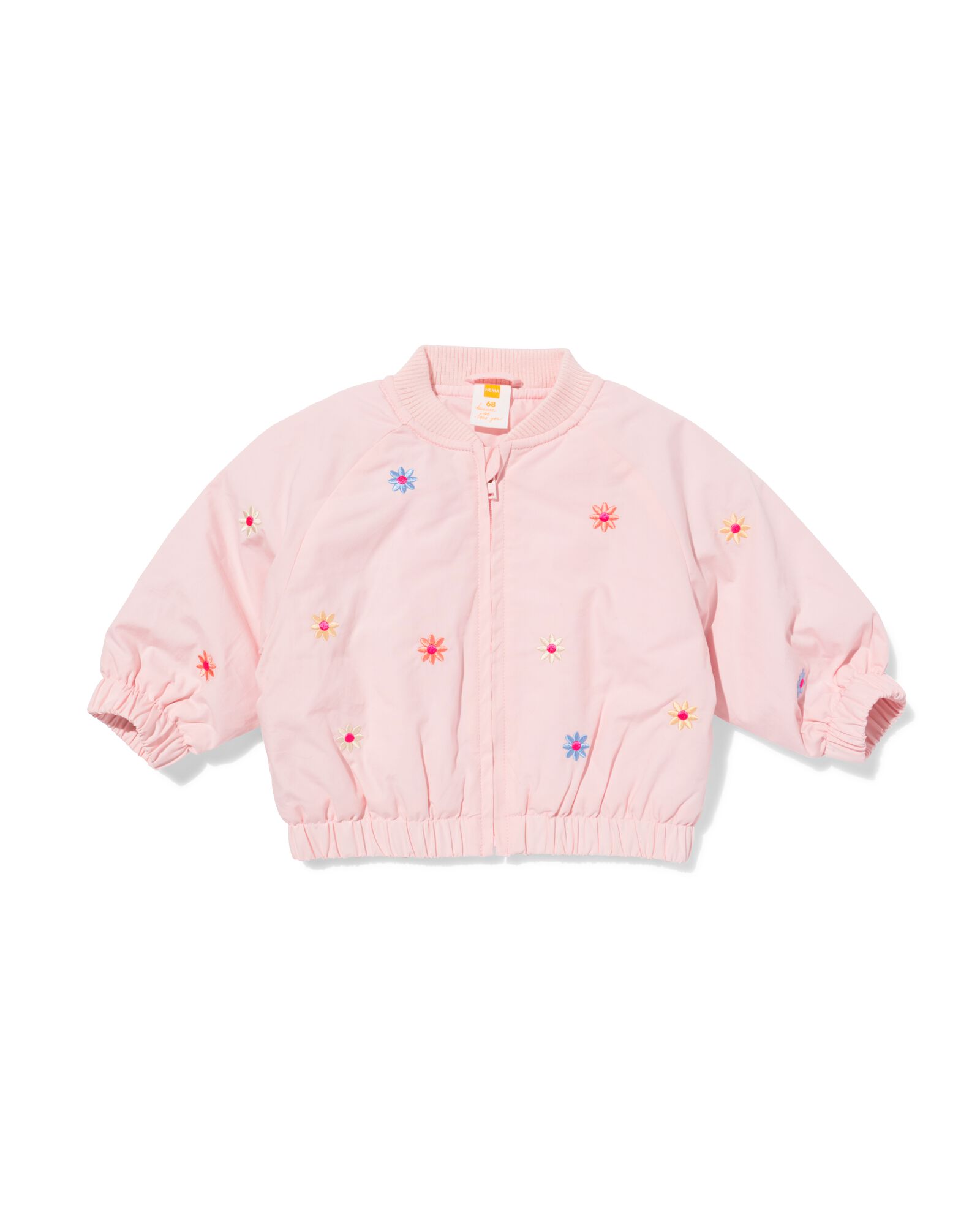 Baby-Bomberjacke Blumen hellrosa hellrosa - 33056770LIGHTPINK - HEMA
