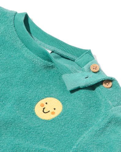 baby T-shirt badstof groen - 33129870GREEN - HEMA