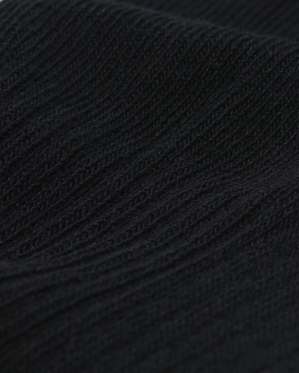 5 paires de socquettes femme sport allround avec tissu éponge noir - 1000028887 - HEMA