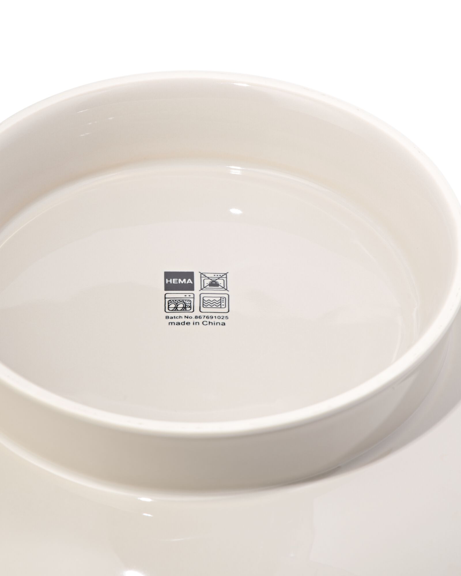 Salatsch&uuml;ssel ⌀ 26 cm, Knap, New Bone China, grau - 9650322 - HEMA