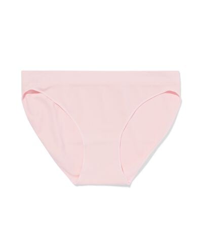 slip femme sans coutures microfibre rose p&acirc;le rose p&acirc;le - 19602928LIGHTPINK - HEMA