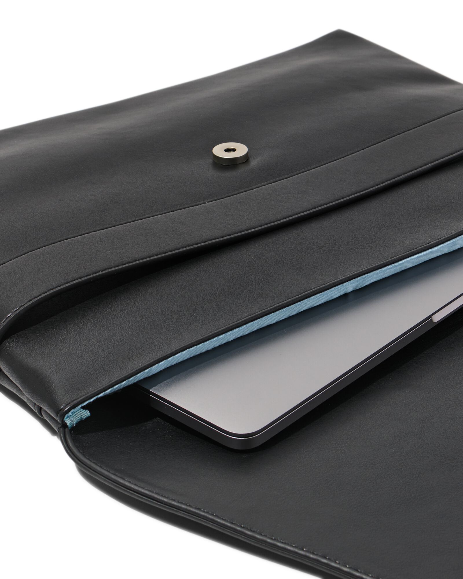 Laptoptasche 37 x 28 x 2,5 cm mit Umschlag schwarz - 18760013 - HEMA
