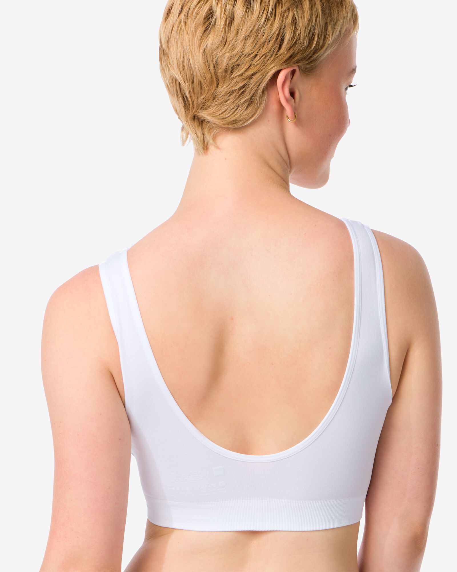 haut sans couture et sans armature  blanc - 21930806WHITE - HEMA