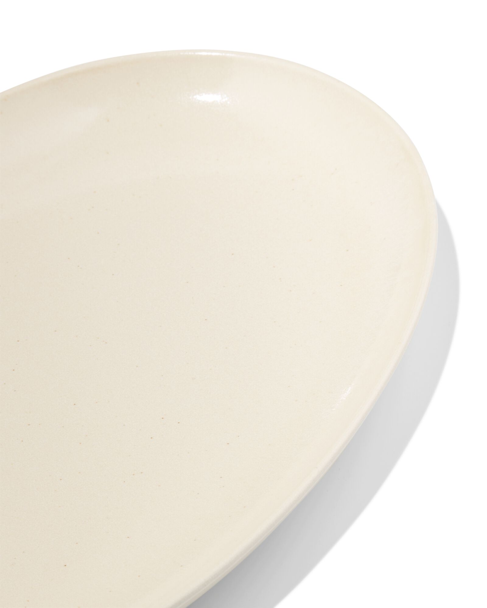 serveerschaal 32x20cm PUUR reactief glazuur gebroken wit - 9650145 - HEMA