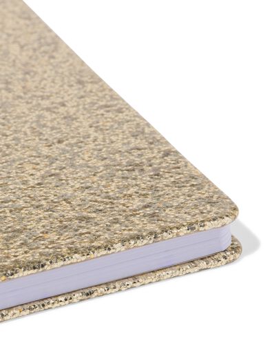 notitieboek A5 gelinieerd glitter - 14100214 - HEMA