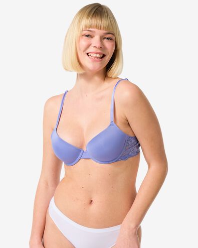 soutien-gorge push-up pr&eacute;form&eacute; avec armatures bleu - 21870200BLUE - HEMA