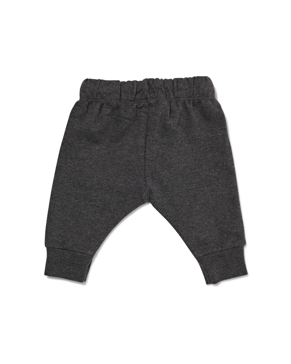 pantalon sweat bébé gris foncé 68 - 33194334 - HEMA