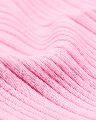 Kinderkleid mit Rippstruktur  rosa - 30858204PINK - HEMA