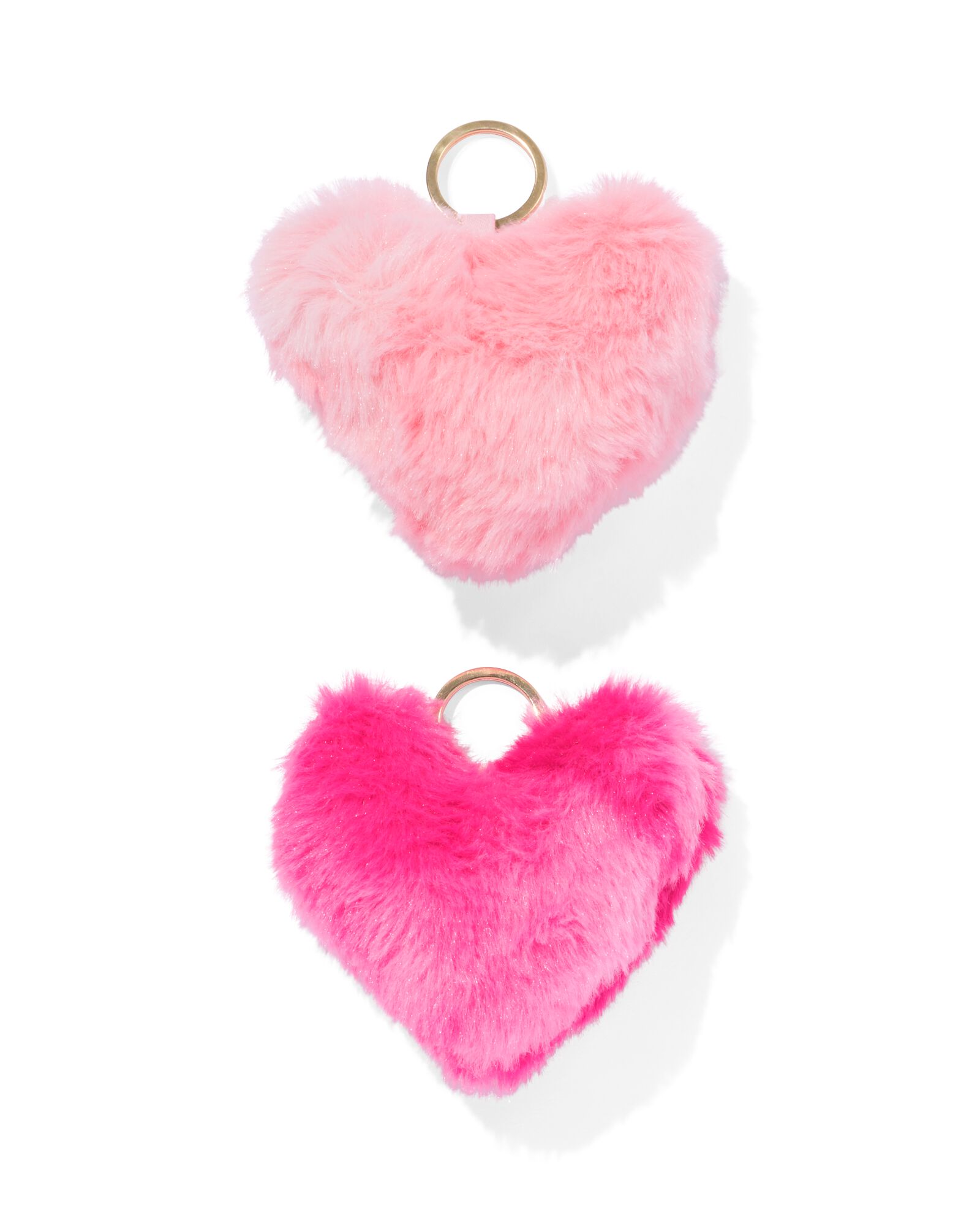 sleutelhanger fluffy hart - 14130220 - HEMA