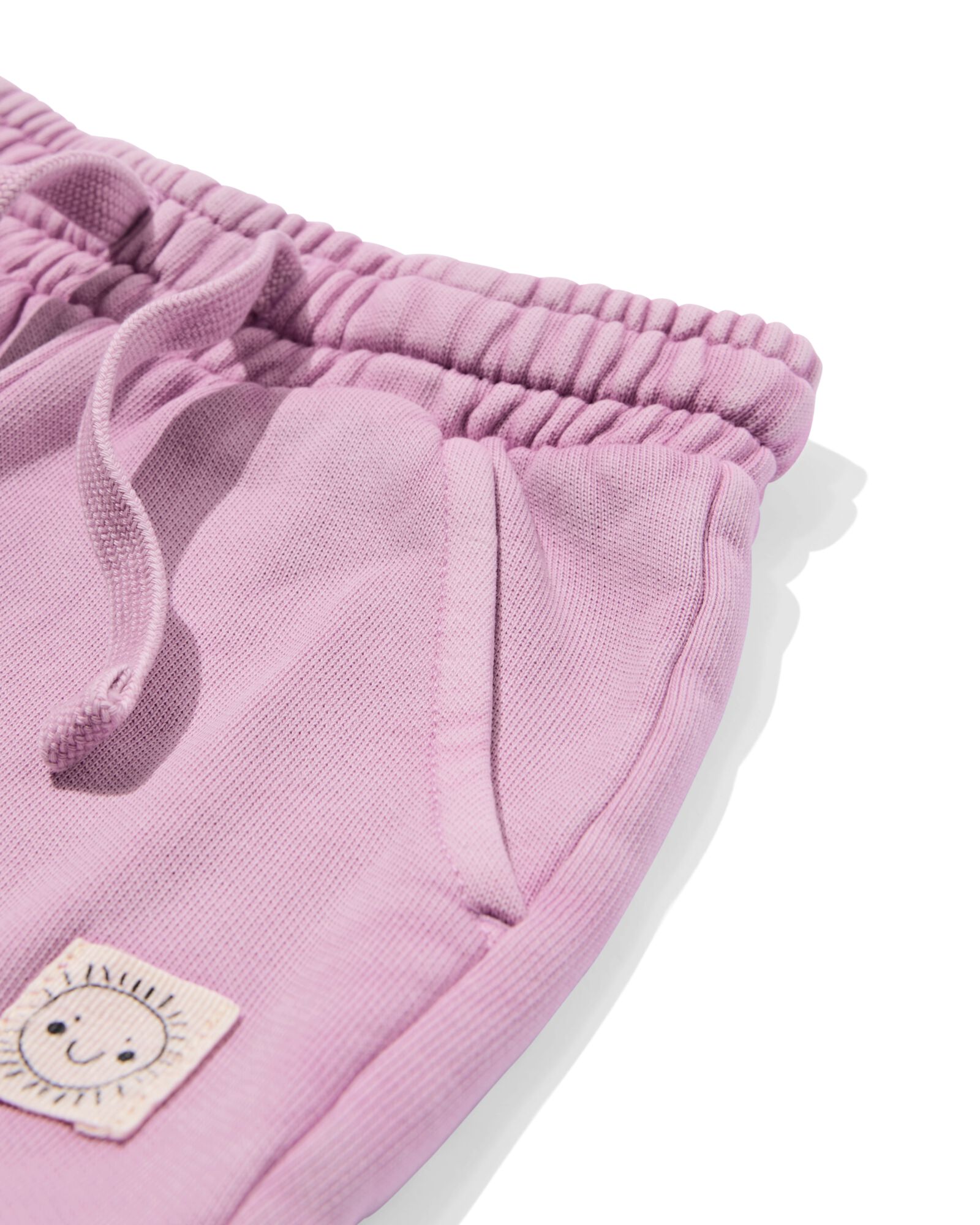 babybroek comfy fit sweatstof paars - 33057370PURPLE - HEMA