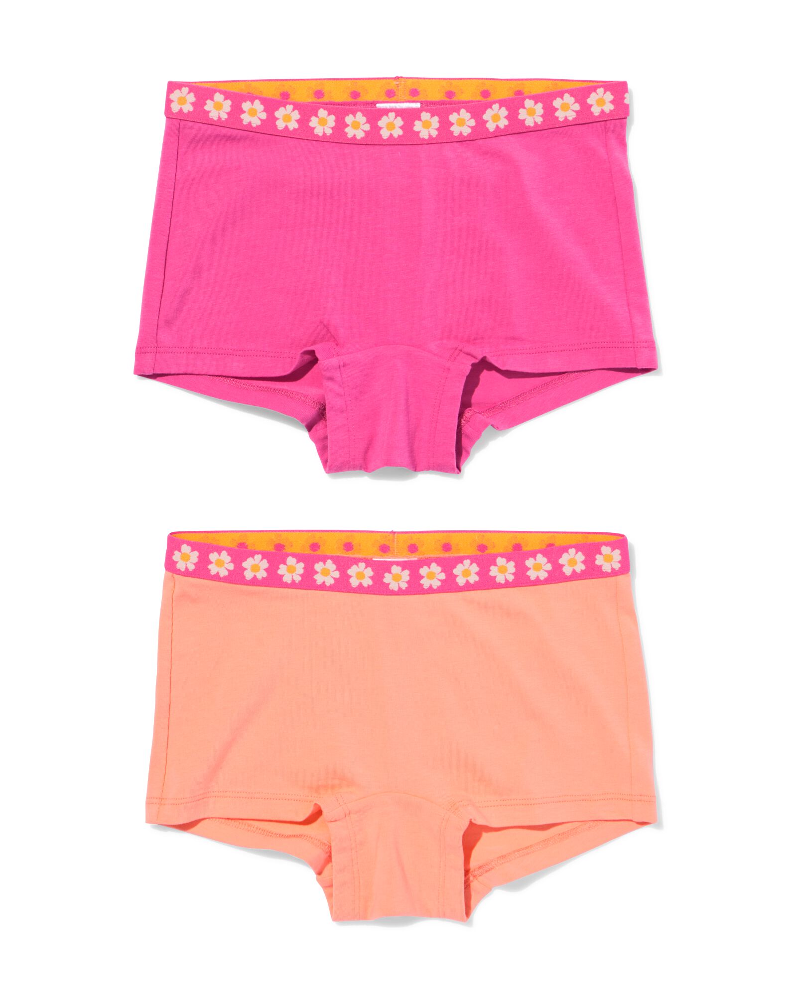 kinderhipsters bloemen - 2 stuks perzik perzik - 19302260PEACH - HEMA