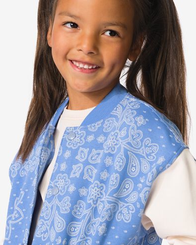 kinder baseballvest paisley blauw blauw - 30862627BLUE - HEMA