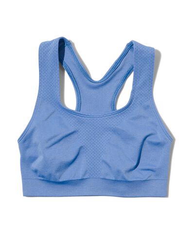 Sport-BH, nahtlos, Medium Support blau - 1000030855 - HEMA