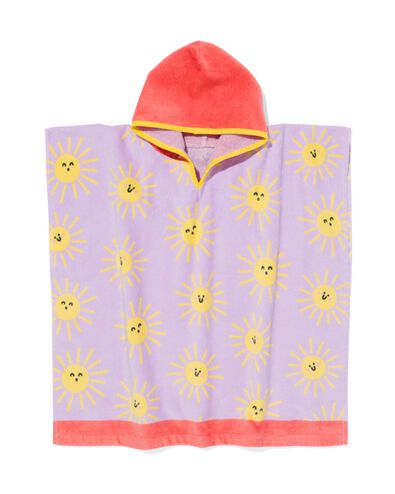 Kinder-Strandponcho 60x60 cm Sonne - 5290112 - HEMA